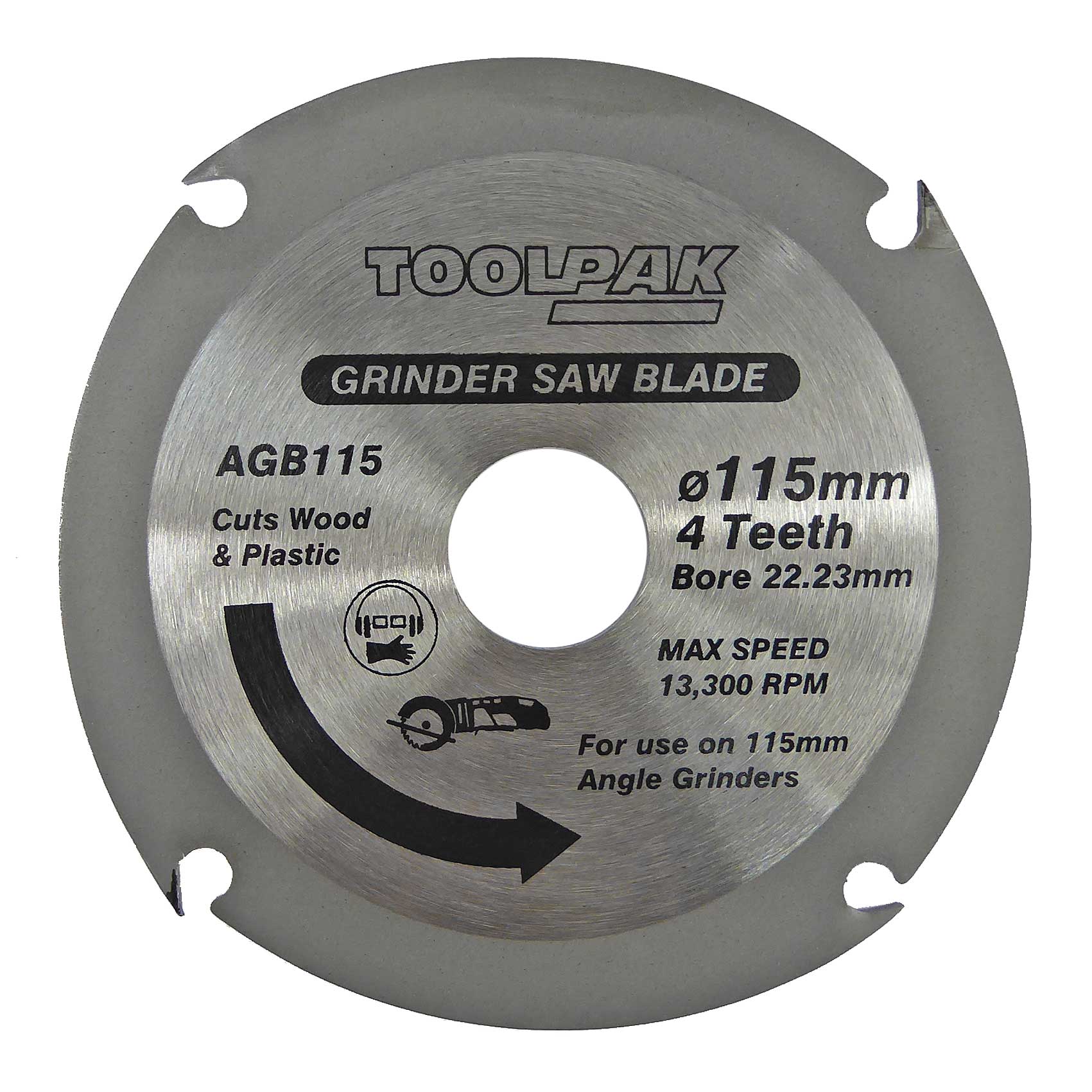 115mm x 22.23mm x 4T Multi Purpose Saw Disc